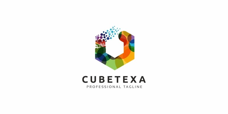 Cube Colorful Logo