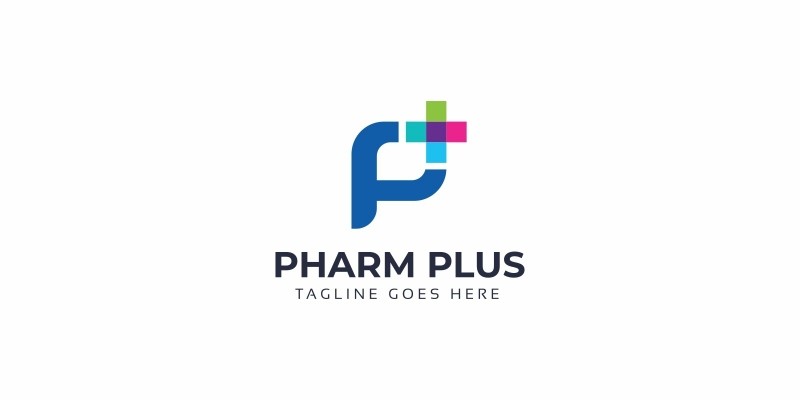 Pharm Plus P Letter Logo