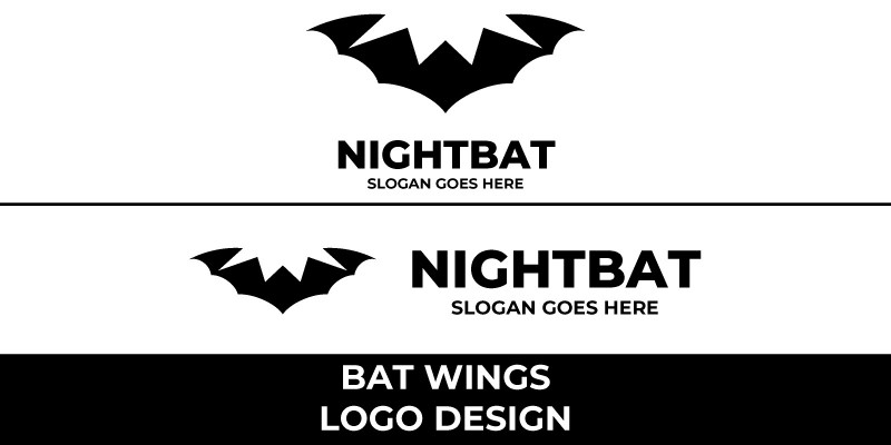 Bat Wings Logo Design