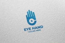 Hand Eye Logo Design Screenshot 1
