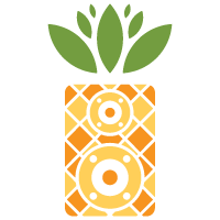 Pineapple Speaker Logo Design