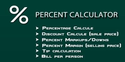 Percent Calculator - Android App Source Code