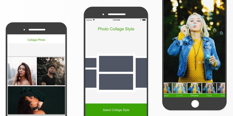 Photo Collage Style - iOS Source Code