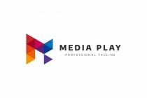 Media Play M Letter Logo Screenshot 3
