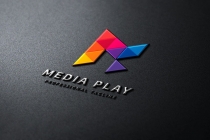 Media Play M Letter Logo Screenshot 4