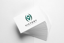 Victory V Letter Logo Screenshot 3