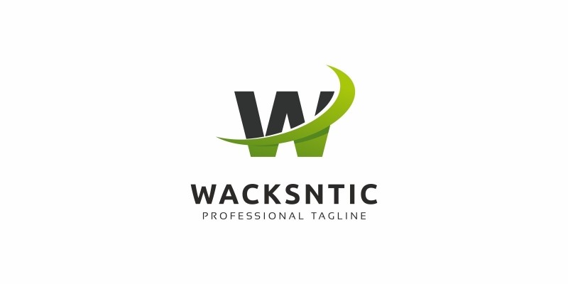 Wacksntic W Letter Logo