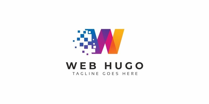 Web Hugo W Letter Logo