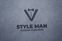 Letter V Man Style Logo Screenshot 4