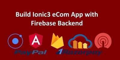 Ionic3 eCom App with Firebase Backend