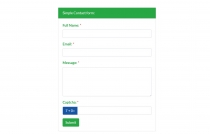 Easy Contact Form PHP Script Screenshot 2