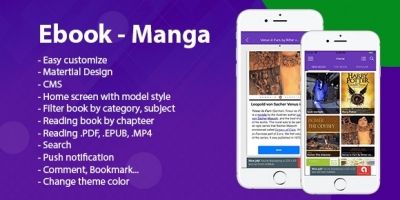 Ebook Manga - iOS App Template