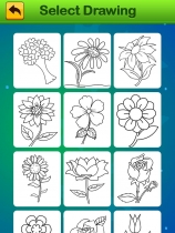 Flower Coloring Game For iOS Screenshot 2