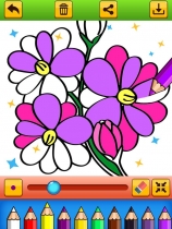 Flower Coloring Game For iOS Screenshot 4