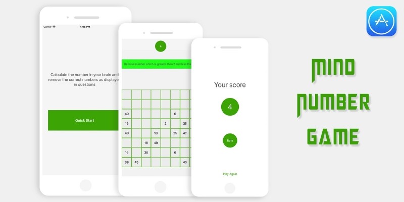 Mind Number Game - iOS Source Code