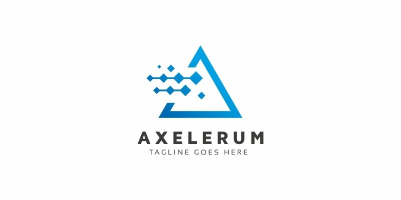 Axelerum A Letter Logo