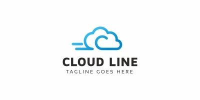 Cloud Line C Letter Logo