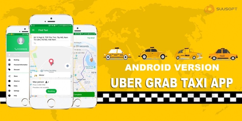 Uber Grab Taxi App Source Code