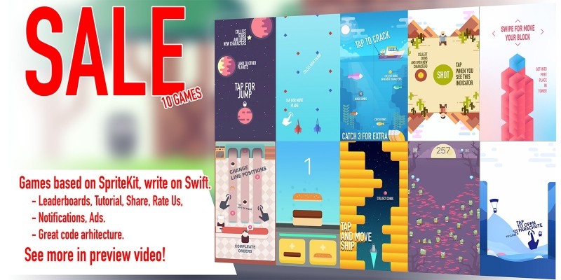 10 iOS Games Bundle Sale 