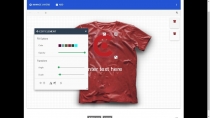 Tshirt Design And Product Customization Magento Screenshot 1