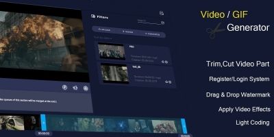 Video And GIF Generator PHP Script