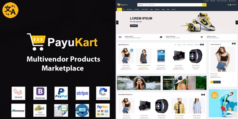 PayuKart - Multivendor Products Marketplace Script