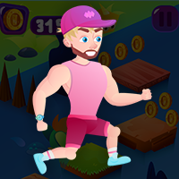 baseball Man 2D Game Character