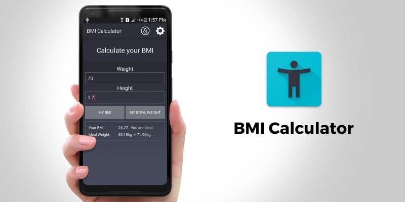 BMI Calculator - Android Source Code by Unfinitystudio | Codester