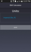 BMI Calculator - Android Source Code Screenshot 1