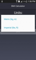 BMI Calculator - Android Source Code Screenshot 3