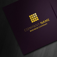 Purple Corporate Business Card