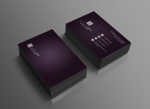 Purple Corporate Business Card Screenshot 4