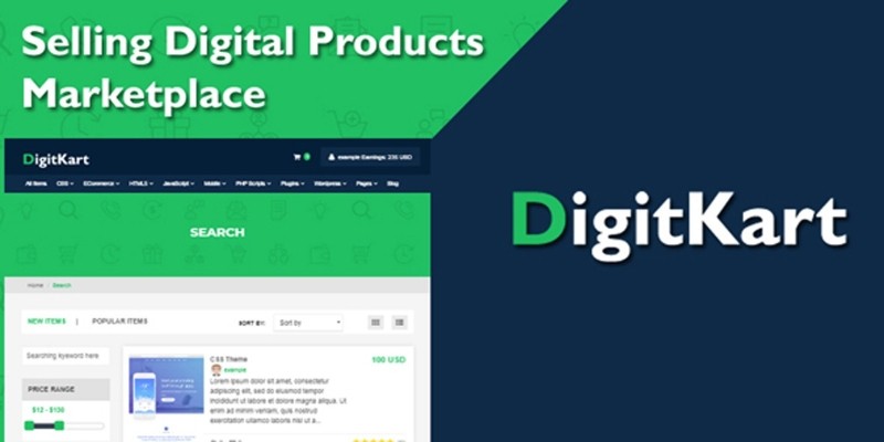 DigitKart Multivendor Digital Products Marketplace