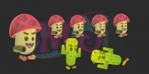 2D Characters Plant Enemies Screenshot 2