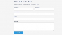 PHP Intelligent Feedback Form Screenshot 1