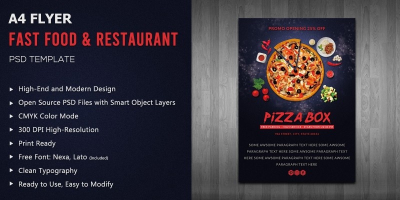 Fast Food Flyer Template