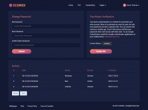 Iconex - ICO User Dashboard Screenshot 5