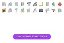 70 Real Estate Color isometric Vector icons Pack  Screenshot 2