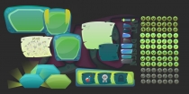 2D Game Green Cartoon GUI Screenshot 2