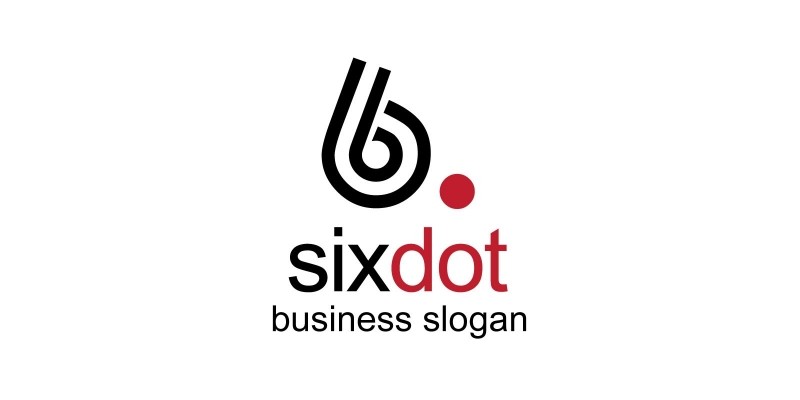 Sixdot Six Number Logo