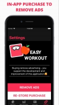 Easy Workout - iOS Fitness Application  Screenshot 3