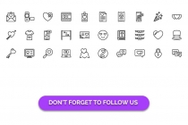 150 LoveAnd Romance Line Vector Icons Screenshot 7