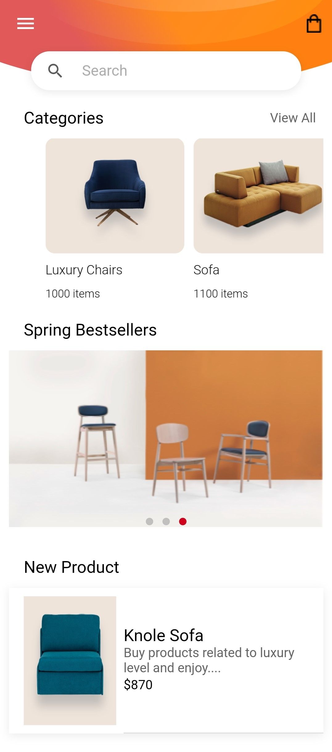 Lee - Ionic Furniture Shop UI Theme by Ionwizard | Codester