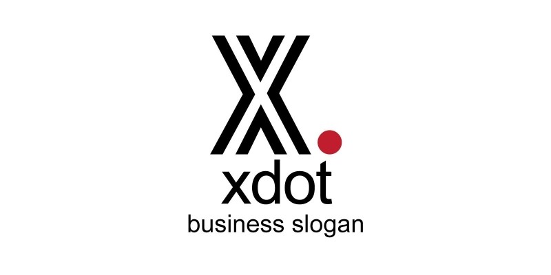 Xdot X Letter Logo