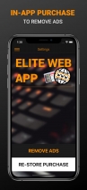 Elite Web App - iOS Template Screenshot 6