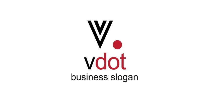 Vdot V Letter Logo