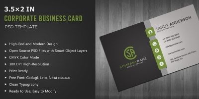 Modern Corporate Business Card