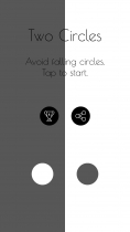 Two Circles - iOS Source Code Screenshot 1