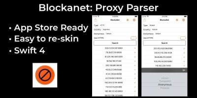 BlockaNet Proxy Parser - iOS Source Code
