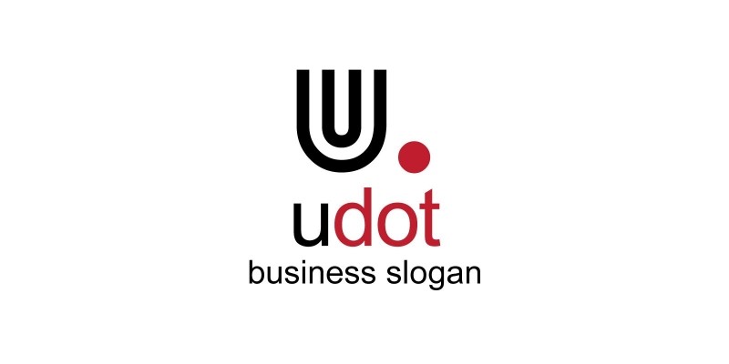 Udot U Letter Logo